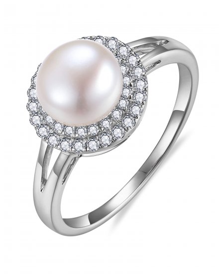 PEARL DIAMOND RING (KR116)
