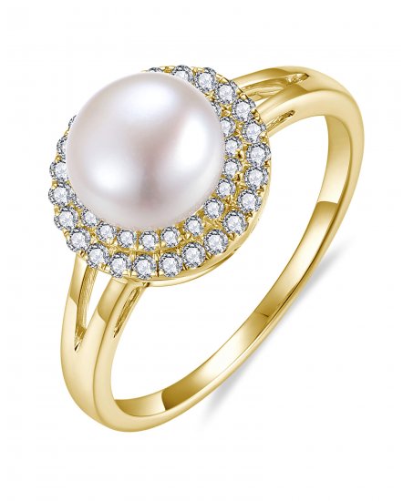 PEARL DIAMOND RING (KR116)