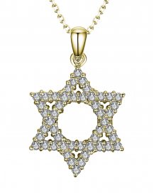JEWISH STAR DIAMOND PENDANT (SP007)