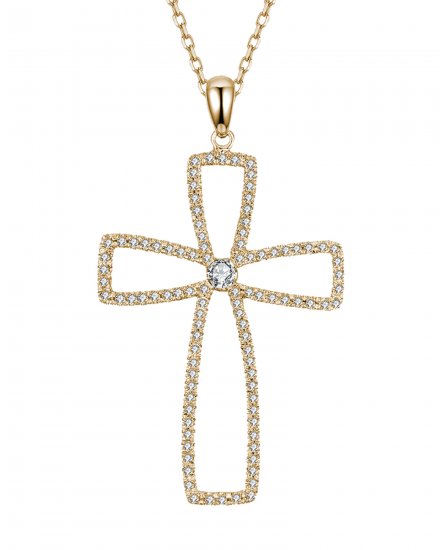 CROSS DIAMOND PENDANT (SP546)