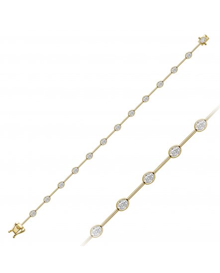 OVAL DIAMOND BRACELET (TB1151)