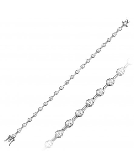 PEAR DIAMOND BRACELET (TB1203)