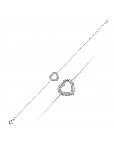 HEART SHAPE DIAMOND BRACELET (TB1212)