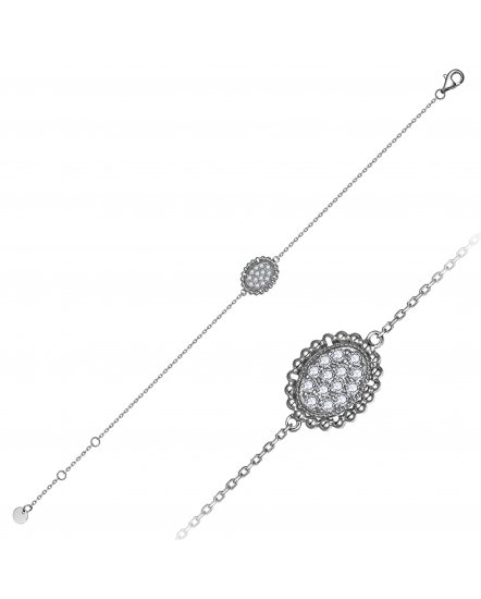 OVAL STYLE DIAMOND BRACELET (TB1224)