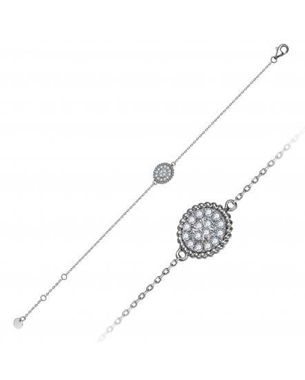 OVAL STYLE DIAMOND BRACELET (TB1225)