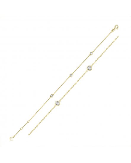 ROUND DIAMOND BY THE YARD BRACELET (TB257)