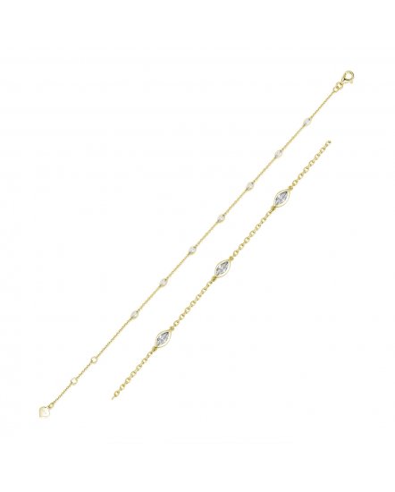 MARQUISE DIAMOND BRACELET (TB261)