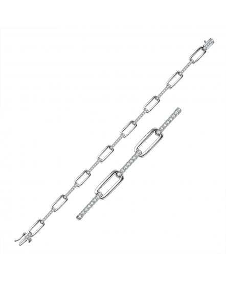 LINK STYLE DIAMOND BRACELET (TB327)