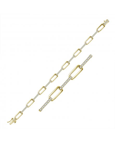 LINK STYLE DIAMOND BRACELET (TB327)