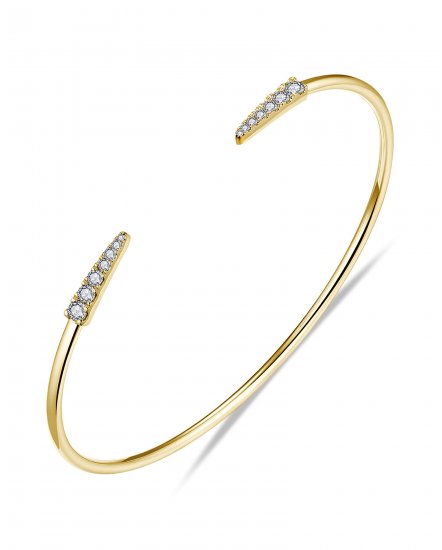 CUFF STYLE DIAMOND BANGLE BRACELET (TB559)
