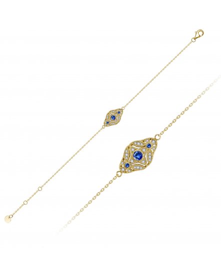 SAPPHIRE DIAMOND BRACELET (TB883)