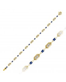 SAPPHIRE DIAMOND BRACELET (TB932)