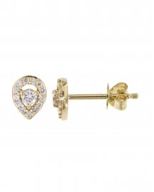 PEAR STYLE DIAMOND STUDS (TE1002)