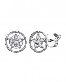 STAR ROUND DIAMOND STUDS (TE1010)