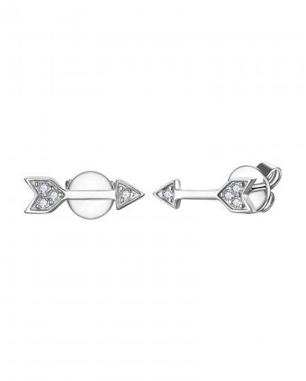 ARROW STYLE DIAMOND STUDS  (TE1024)