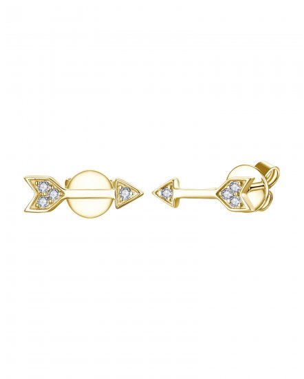ARROW STYLE DIAMOND STUDS  (TE1024)