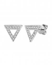 TRIANGLE STYLE DIAMOND STUDS (TE1031)