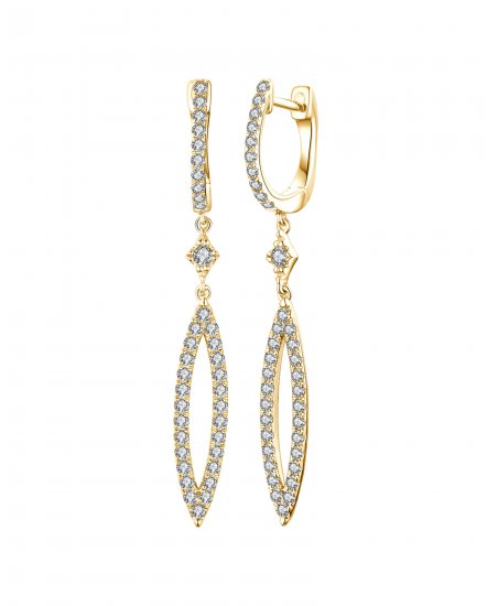 MARQUISE STYLE DIAMOND DANGLING (TE1032)