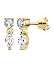 MARQUISE DIAMOND STUDS (TE1057)