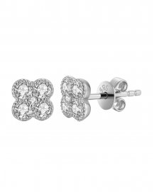 CLOVER STYLE DIAMOND STUDS (TE1071)