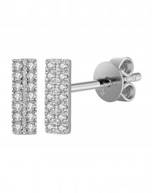 STRAIGHT BAR DIAMOND STUDS (TE1084)