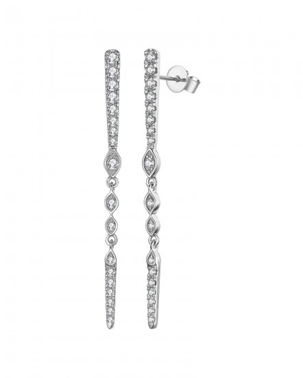 STRAIGHT BAR DIAMOND DANGLING (TE1122)