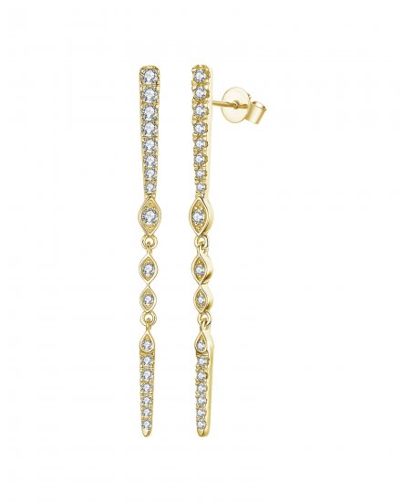STRAIGHT BAR DIAMOND DANGLING (TE1122)