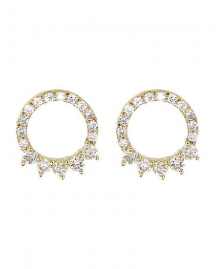 ROUND DIAMOND STUDS  (TE1155)