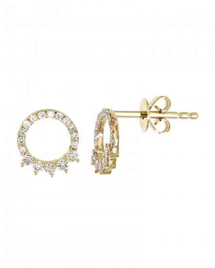 ROUND DIAMOND STUDS  (TE1155)