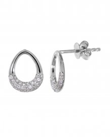 PEAR STYLE DIAMOND STUDS (TE1160)