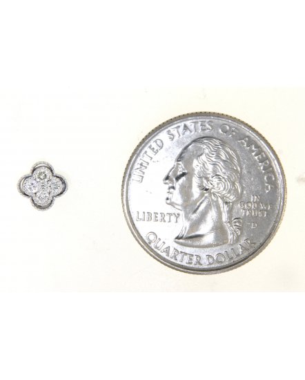 CLOVER STYLE DIAMOND STUDS (TE1175)