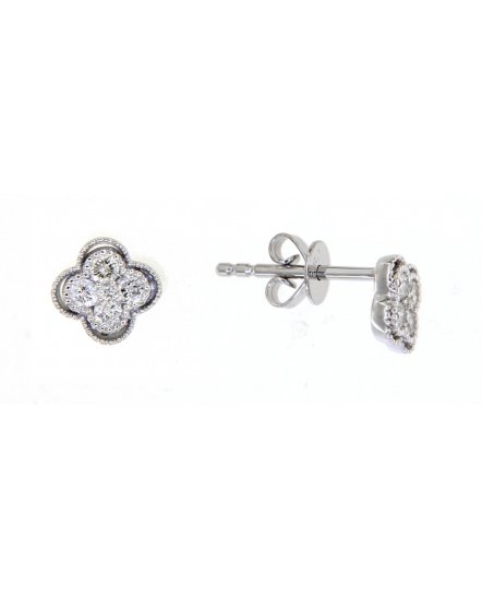 CLOVER STYLE DIAMOND STUDS (TE1175)