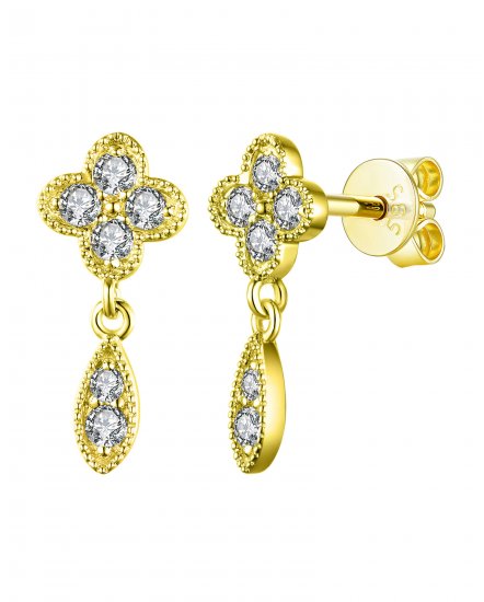 CLOVER STYLE DIAMOND DANGLING (TE1251)