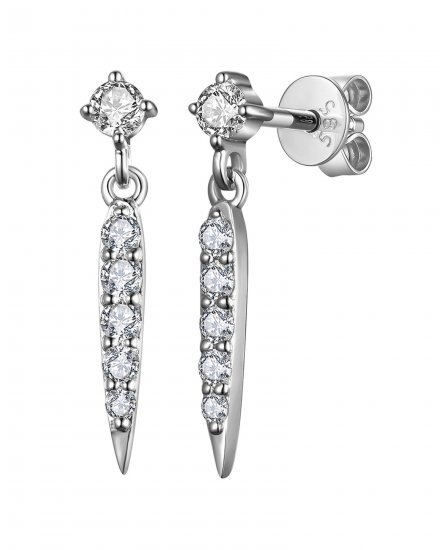 STRAIGHT BAR DIAMOND DANGLING (TE1258)