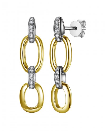 LINK STYLE DIAMOND DANGLING (TE1266)