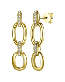 LINK STYLE DIAMOND DANGLING (TE1266)