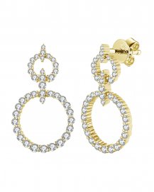 ROUND SHAPE DIAMOND DANGLING (TE1278)
