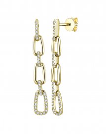 LINK STYLE DIAMOND DANGLING (TE1282)