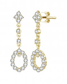 OVAL STYLE DIAMOND DANGLING (TE1283)