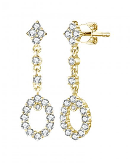 OVAL STYLE DIAMOND DANGLING (TE1283)