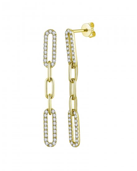 LINK STYLE DIAMOND DANGLING (TE1288)