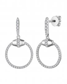 ROUND SHAPE DIAMOND DANGLING (TE1295)