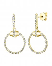 ROUND SHAPE DIAMOND DANGLING (TE1295)