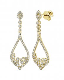 PEAR STYLE DIAMOND DANGLING (TE1296)