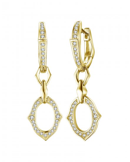 OVAL STYLE DIAMOND DANGLING (TE1299)