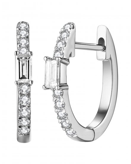 BAGUETTE DIAMOND HUGGIES (TE1302)