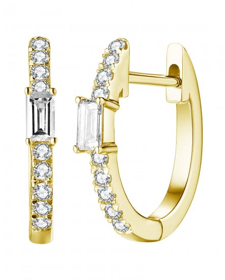BAGUETTE DIAMOND HUGGIES (TE1302)