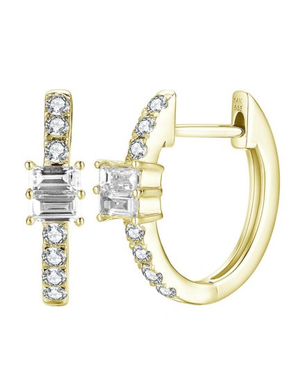 BAGUETTE DIAMOND HUGGIES (TE1308)