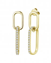 LINK STYLE DIAMOND DANGLING (TE1316)