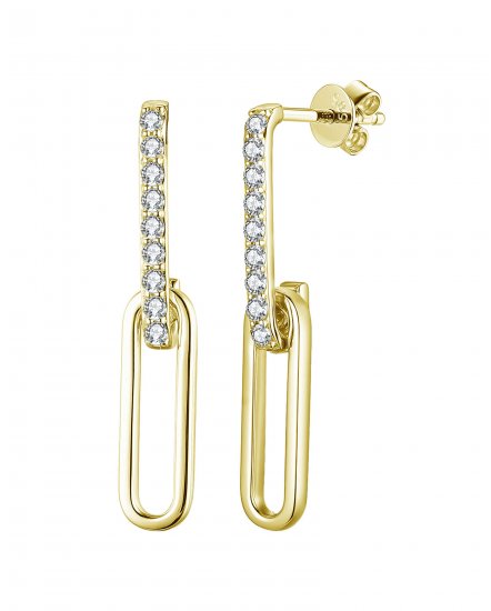 LINK STYLE DIAMOND DANGLING (TE1319)